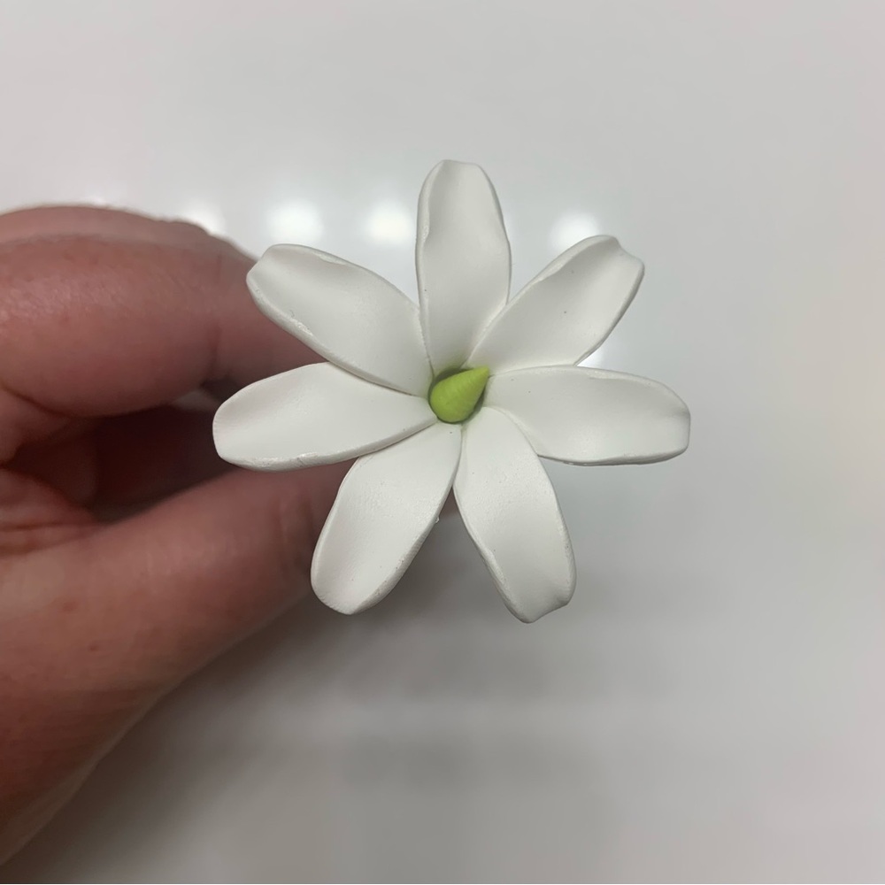 Set of 3 Flower Hair Picks Hawaii Style Tiare Plumeria Puakenikeni Accessories - Picture 3 of 5